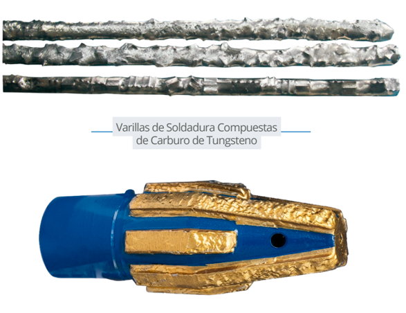 Varillas de Soldadura Compuestas de Carburo de Tungsteno