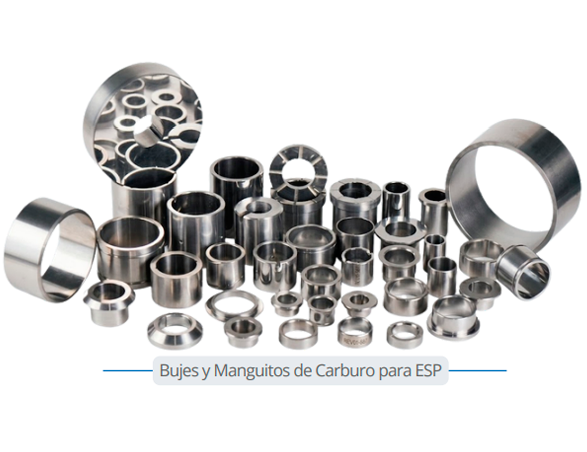Bujes y Manguitos de Carburo Cementado para ESP
