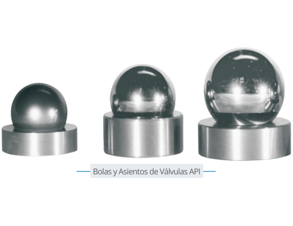 Bolas y Asientos de Válvulas API